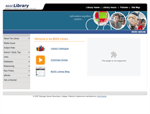 Tablet Screenshot of library.bssc.edu.au